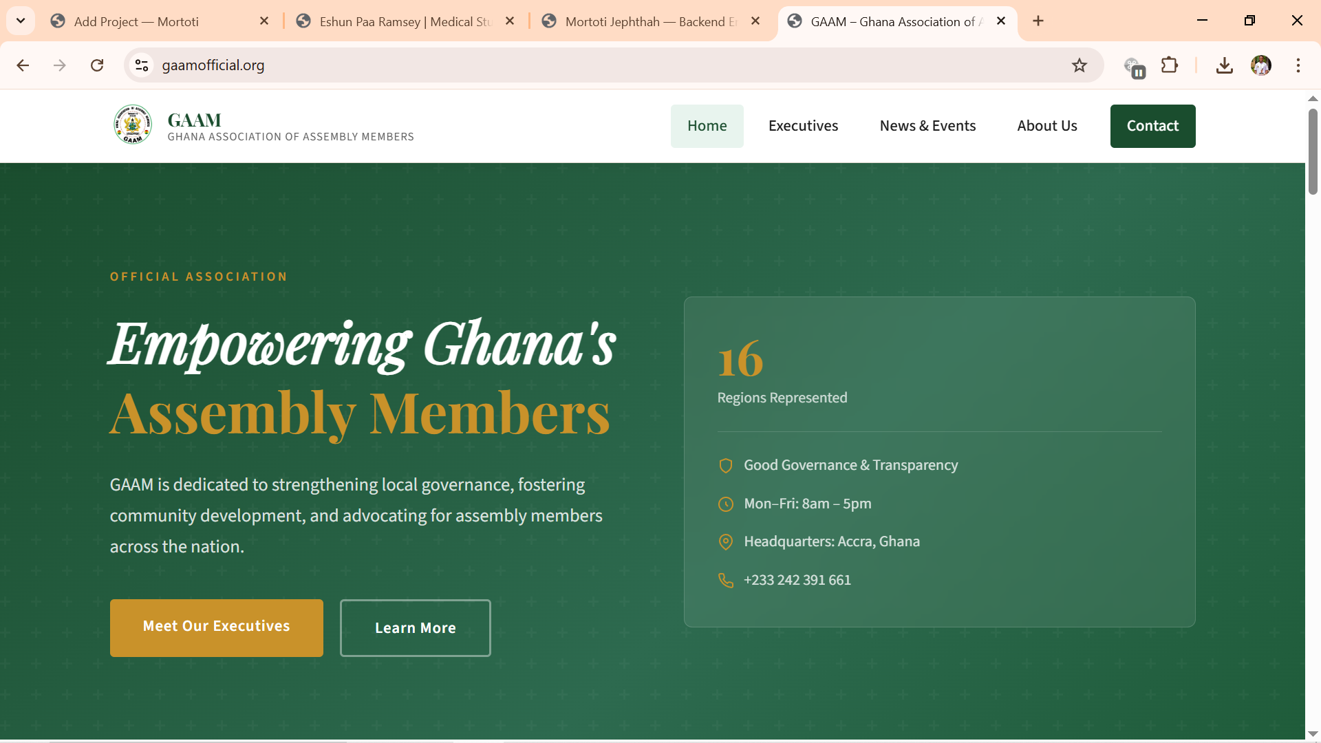 Assembly Members Official Website